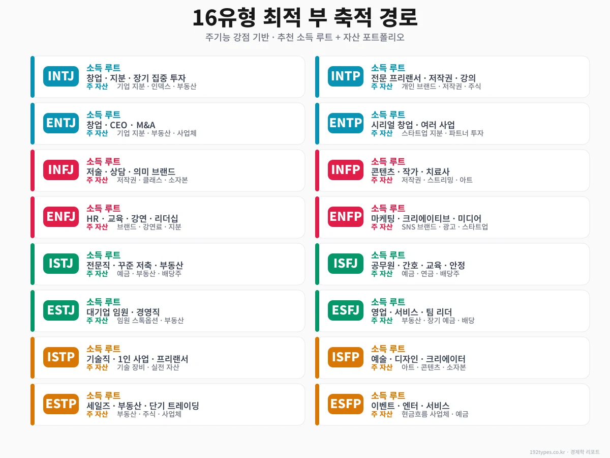 16유형 최적 부 축적 경로